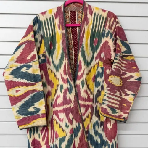 Marg‘ilon Tabiiy Ipak Ikat Choponi / Milliy Libosi – Unisex