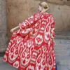 Marg‘ilon Tabiiy Ipak Ikat Choponi / Milliy Libosi – Unisex